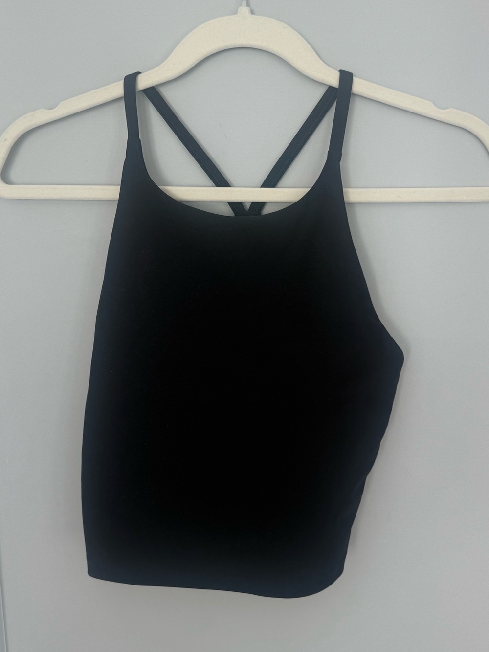 Women's Black Strappy Tank Top - OLD NAVY